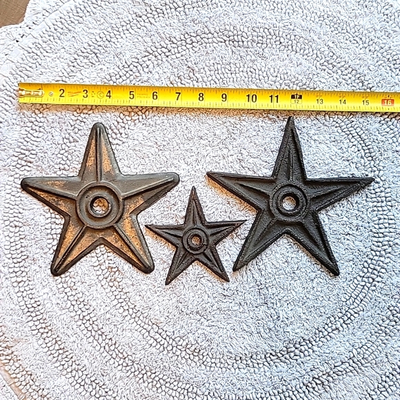 Other - 3 Metal Stars.  Wall art.